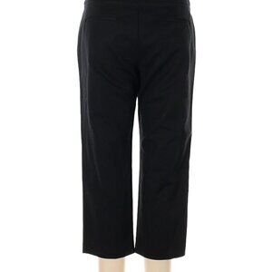 Donna Ricco Black Cotton Cropped Dress Pants, Size 8